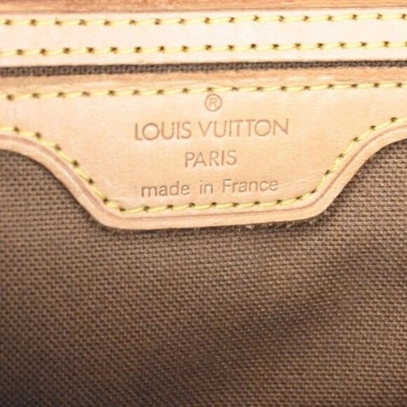 LOUIS VUITTON Logo Arlequin Backpack Bag Damier Ebene Brown N99038 97KC070 - Picture 14 of 16